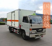 江鈴順達易燃氣體廂式運輸車|拉氧氣罐的運輸車